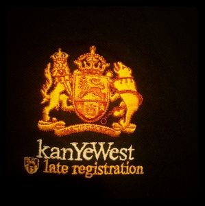 Kanye West Late Registration polo collared shirt